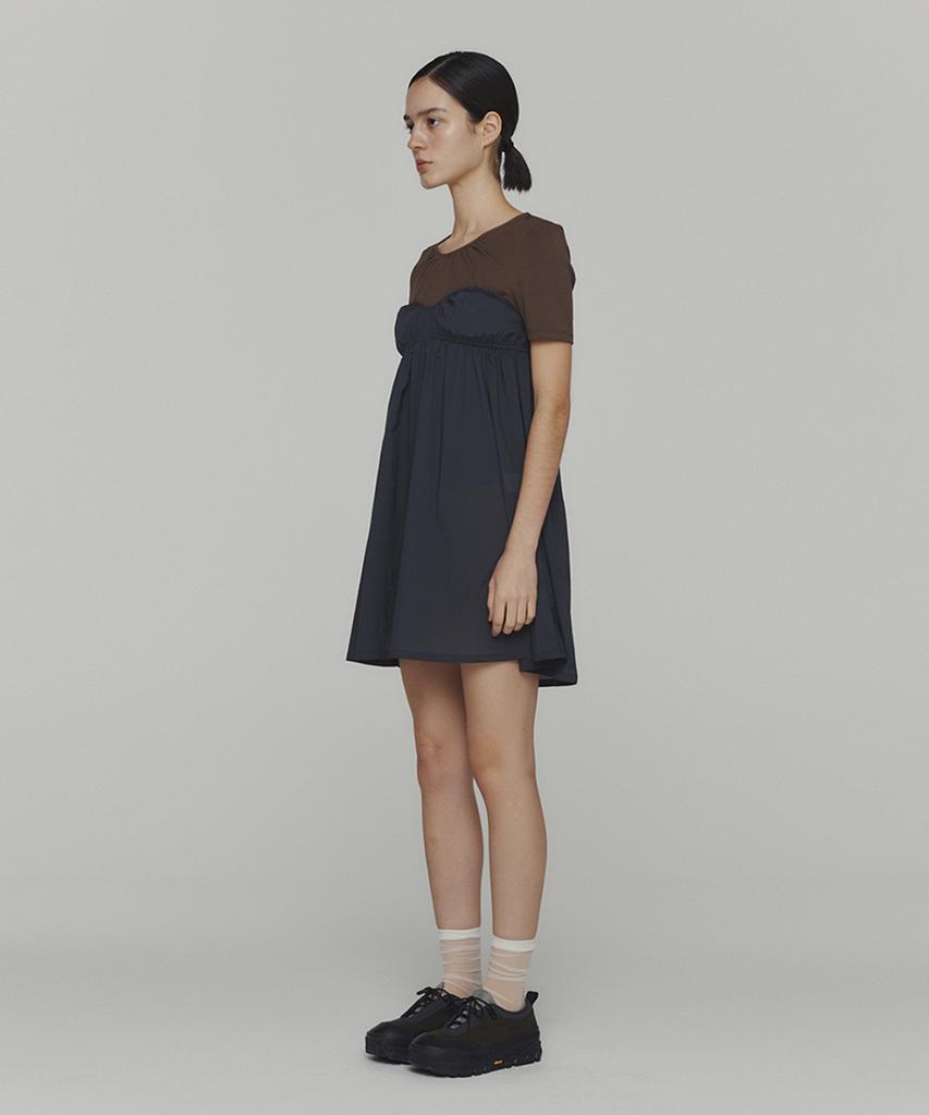 Amomento Corset Mini Dress_Charcoal