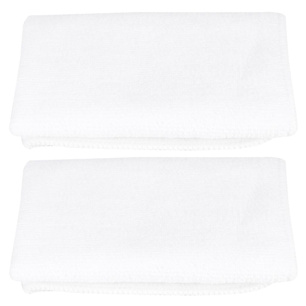 10Pcs 30x30cm White Sport Towel Square Microfiber Absorbent Towel for Yoga Fitness