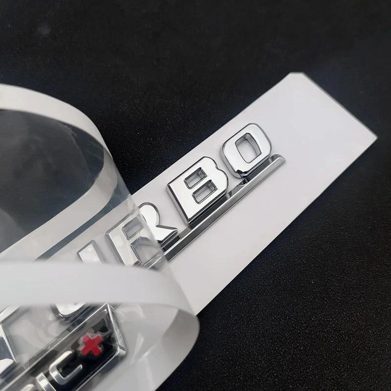 LWC1 3D ABS Car Letters For Mercedes CLA35 CLA45 AMG C117 W117 CLA45S C118 W118 Fender TURBO 4MATIC Emblem Logo Sticker Accessories