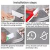 Anti-Splash Shower Strip Bathroom Shower Water Stopper Easy To Clean Effortless To Maintain Flexible And Elastic Material