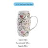 Кружка из костяного фарфора Shangqi Blossom с крышкой