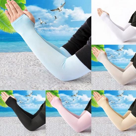 Arm Sleeves 1 Pair 50g For Cycling Highly Elastic Outdoor Camping Hiking