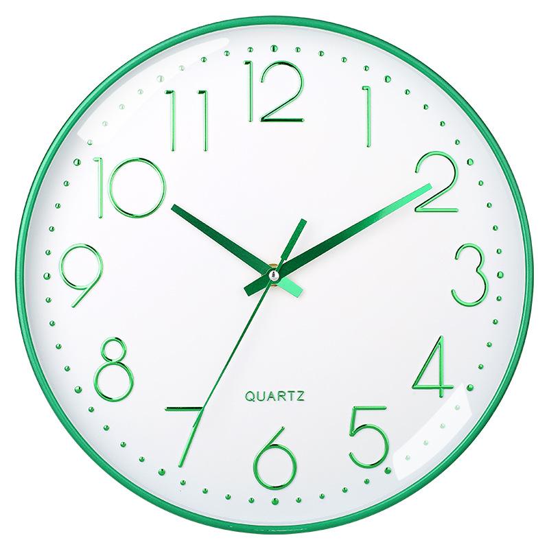 Современные простые модные настенные часы без перфорации, бесшумные, не тикающие настенные часы для украшения стены гостиной спальни кухни