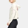 Under Armour Project Rock Terry Hoodie Женские толстовки Белый 1351807-110