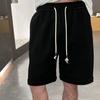 Summer Trendy Cuffed Shorts Couple Style Loose Breathable Sporty Casual Five-Point Pants