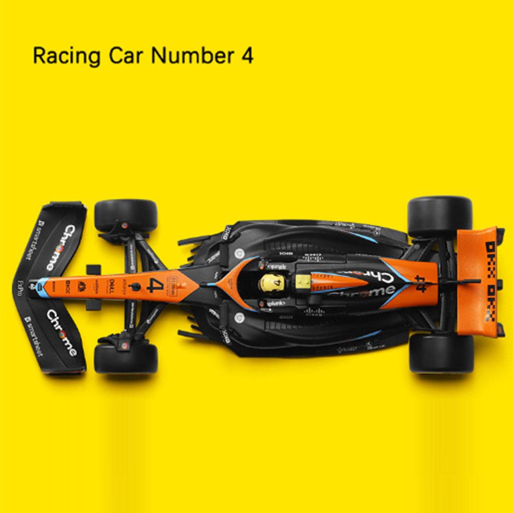 1:24 Scale Mclaren F1 MCL60 Racing Car Model Toy Free Wheeling Sports Cars Exquisite Floral Vehicle Models Kids Gifts Collection