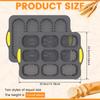 Hamburger Bun Mold Non-Stick Food Grade Silicone Bread Loaf Pan Baguette Pan French Bread Baking Forms Burger Buns Sandwich Tray