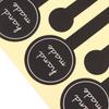 100 шт. Самоклеящаяся длинная ручная работа Упаковка для торта Запечатывающая наклейка Крафтовый стикер