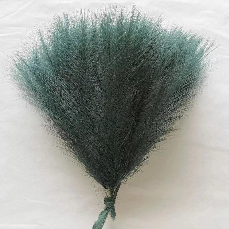 10 шт./42 см букет из искусственной пампасной травы с одной вилкой, имитация тростника, имитация тростника, пампасной травы