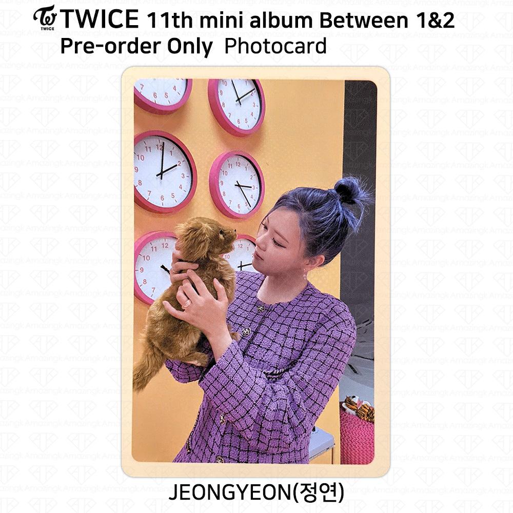 Twice 11-й мини-альбом между 1 и 2 Чонён Фотокарточка Открытка Polaroid POB