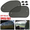 2PCS/SET Car Front Side Window Sunshade Sun Shade Protection Cover (65*40cm)