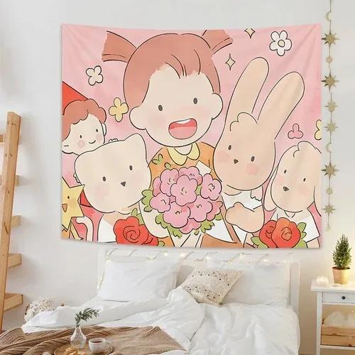 Декоративный гобелен Fresh Field Spring Outing Style для спальни, гостиной, украшения стен дома, гобелен