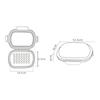 Travel Soap Container Silicone Soap Box Portable Soap Dish  For Travel Hotel