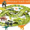 Электрическая игрушка-трековая трасса для динозавров с колесом обозрения для детей
