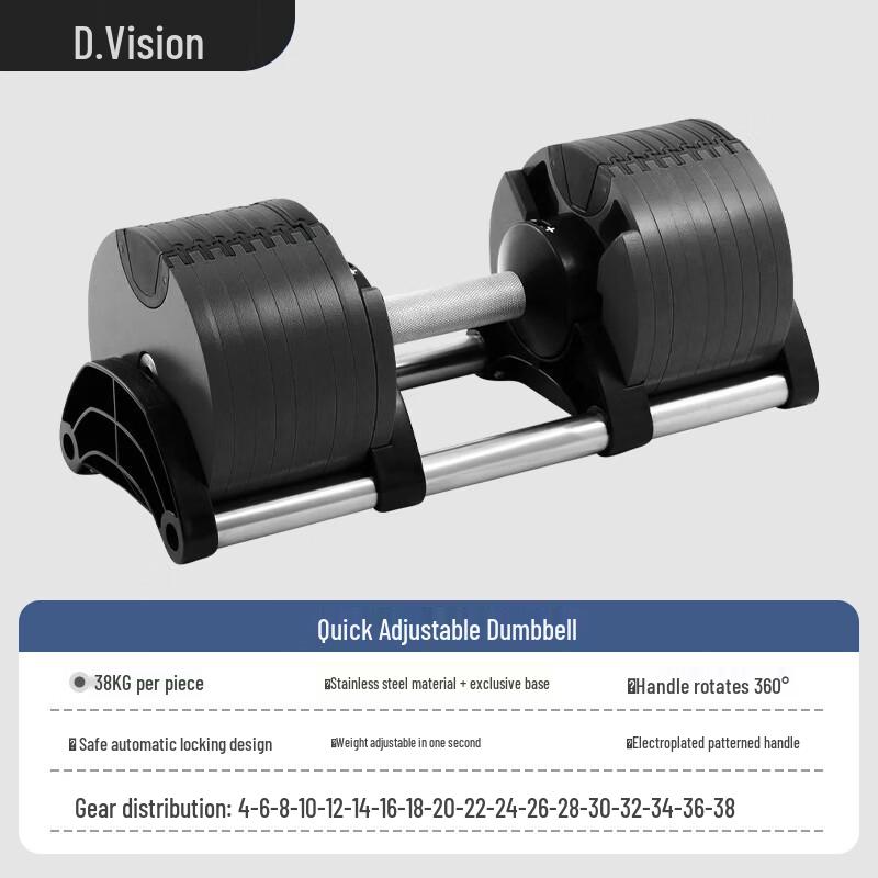 WEISHIDUN Cast Iron Adjustable Dumbbell Set