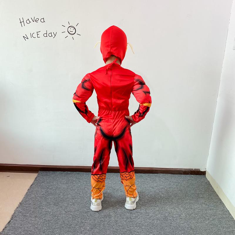 Children’s Muscle Suit The Flash Anime Cosplay Costume