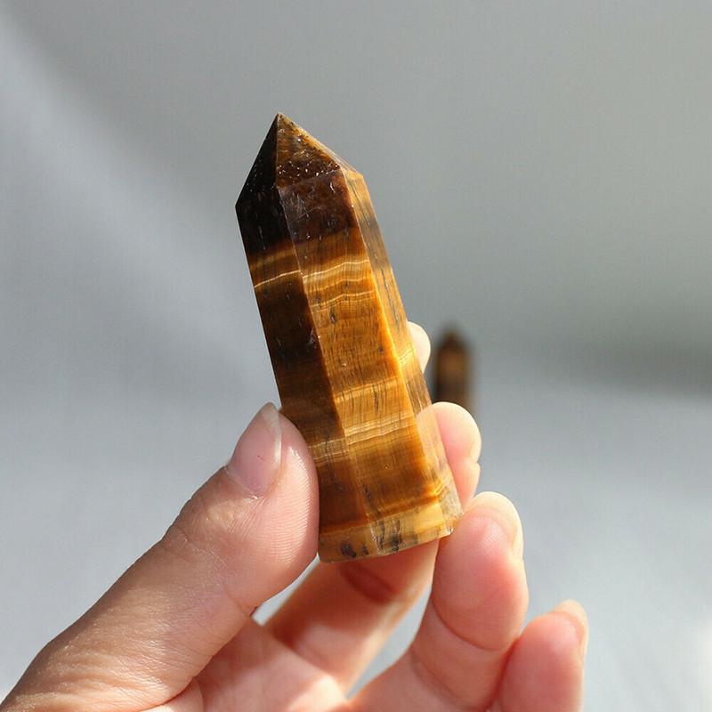 6070мм Натуральный Кристалл Кварца Точка Исцеляющий Обелиск Шестигранная Палочка Декор Рейки