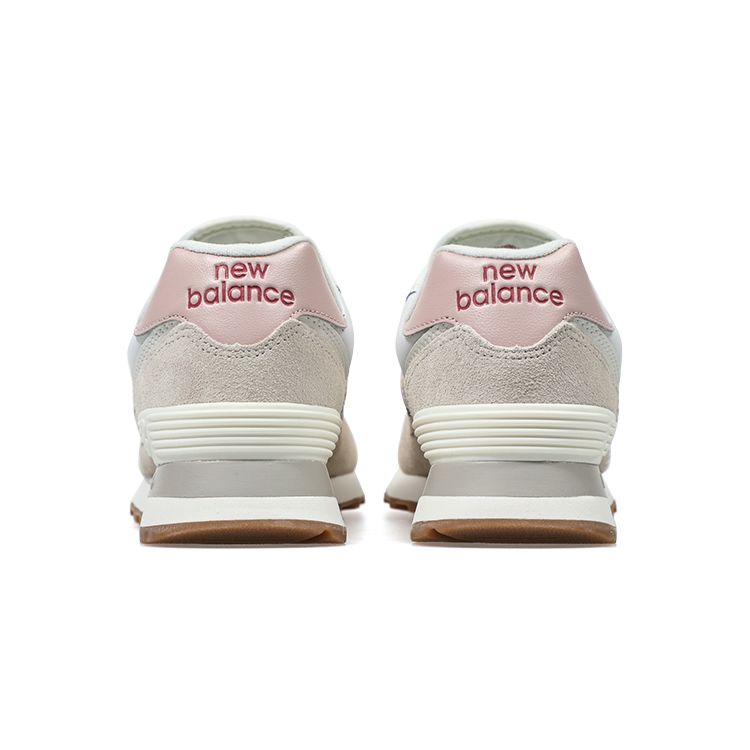 New Balance 574 Бело-розовые кроссовки унисекс U574RE2