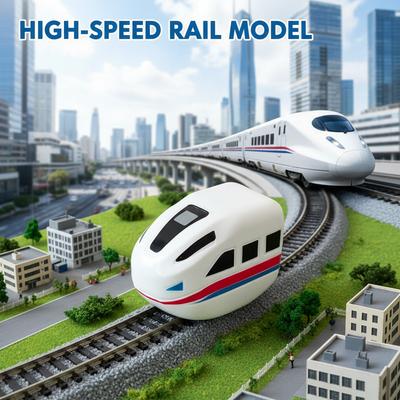 Перезаряжаемый Магнитный Набор Поездов для Детей - KlickRail Электрический Моторизованный Локомотив Образовательные Строительные Блоки Игрушечные Аксессуары