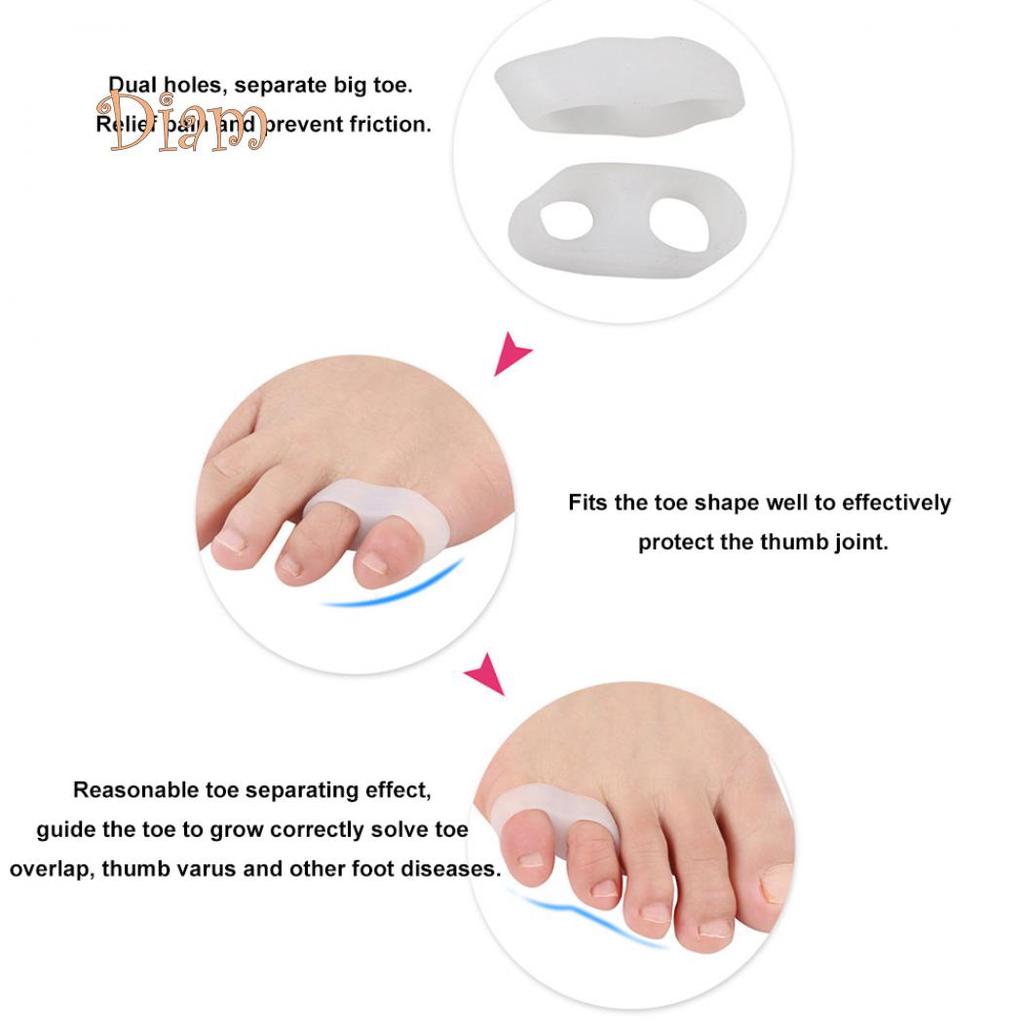1 пара силиконовых гелей Plar Bear, сепаратор для мизинца, защита для вальгусной деформации большого пальца стопы, уход за ногами