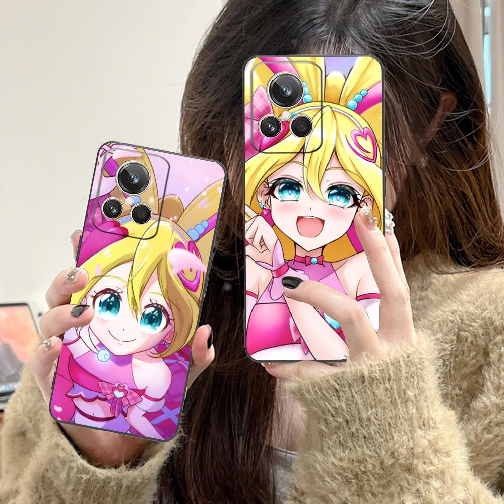 Чехол для мобильного телефона Sakura Uta Cure Idol Матовый ТПУ для Realme 15 14 13 12 11 10 9 Pro Plus T i Lite 5G Цветной Печатный Чехол