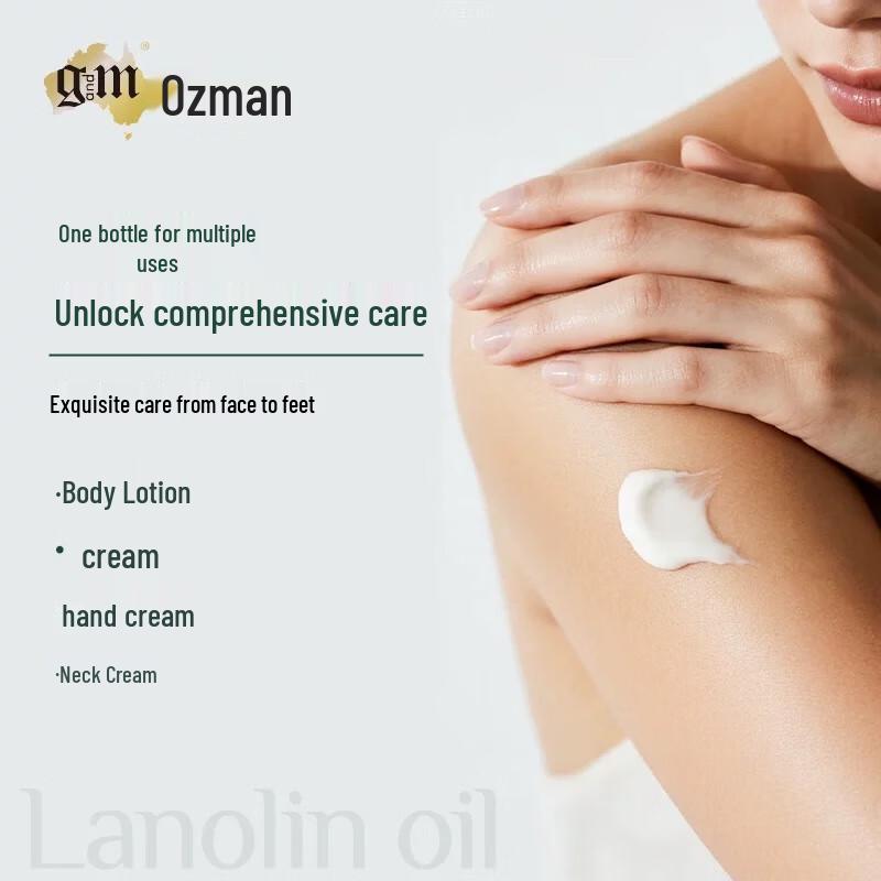 Ozman Lanolin Moisturizing Face & Body Cream with Vitamin E