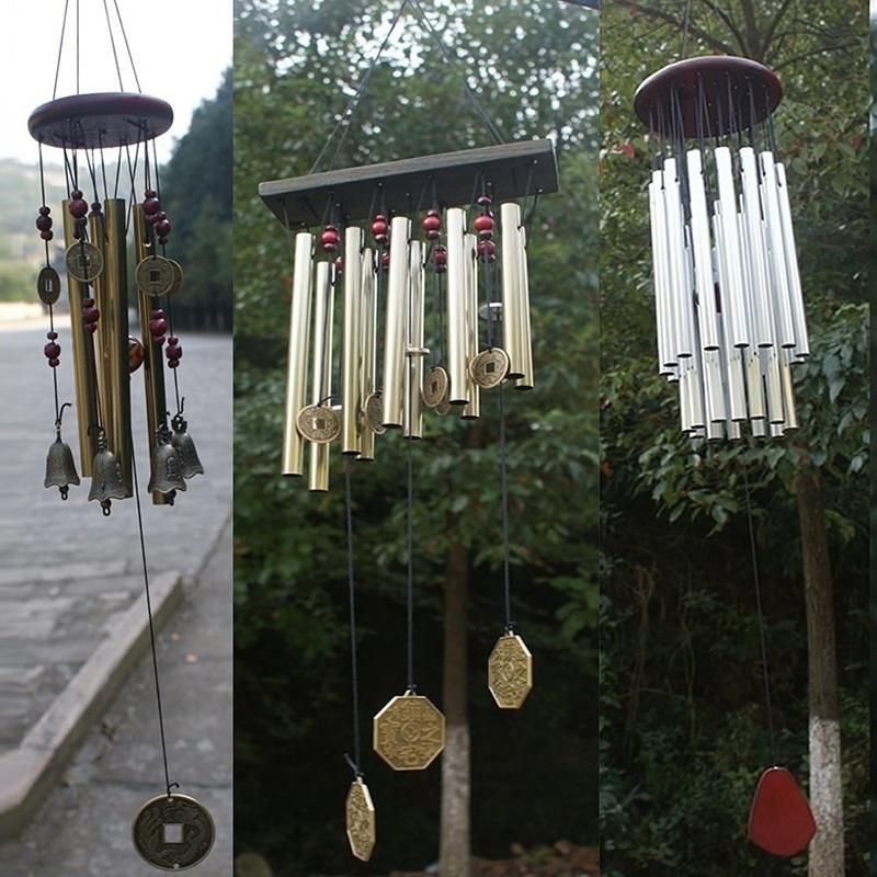 1 Pcs Wind Chimes Home 4/10/27 Tubes Bells Copper Yard Garden Outdoor Living Decor Gift Windchimes