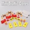 Early Teaching Kids Cognition Road Signs Mini Traffic Cones Road Block Fences Street Scene Model