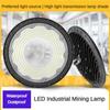 100W/150W/200W UFO Industrial Mining Light Ultra-thin LED Waterproof Lighting Lamp Warehouse Building High Brightness Pendant Light