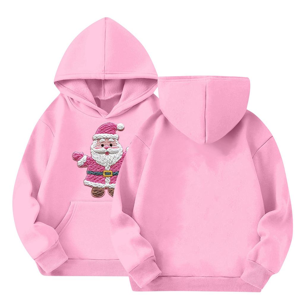 Children's Hoodies Loose Solid Color Hooded Sports Shirt Fashionable Sports Shirt