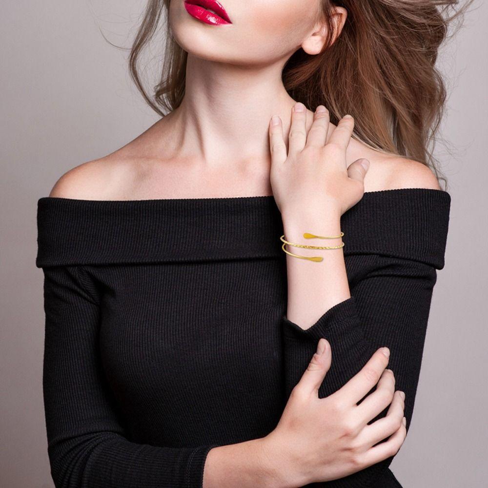 Zinc Zinc Alloy Wide Open Arm Cuff Hollow Out Exaggerated Bangle Cuff Bangle Bracelets for Women  Party