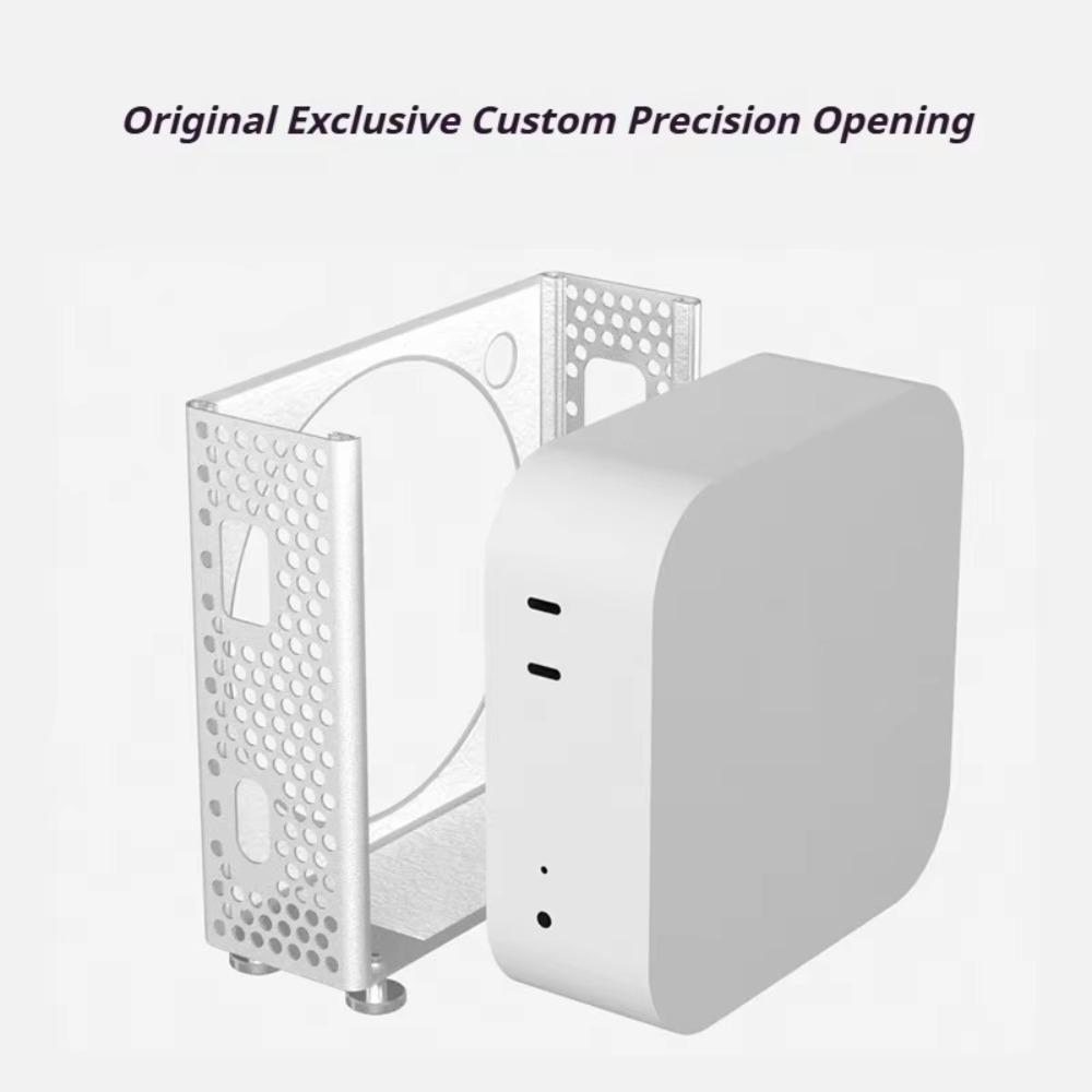 Ударопрочный компьютерный корпус с теплоотводом, настольная подставка для корпуса Mac Mini M4/M4 Pro