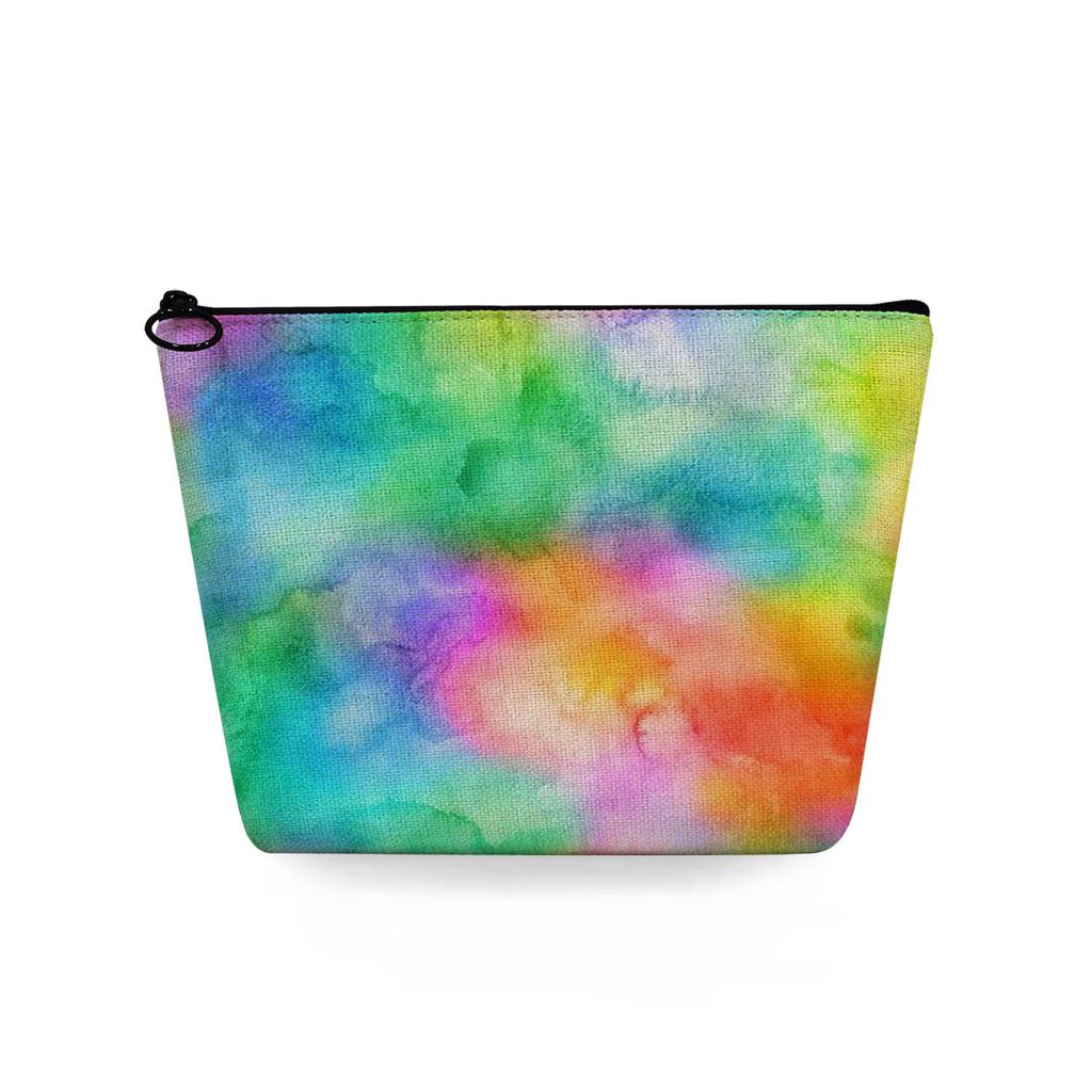 Женская косметичка с цветной текстурой, принтом, для организации туалетных принадлежностей, дорожный органайзер 6776