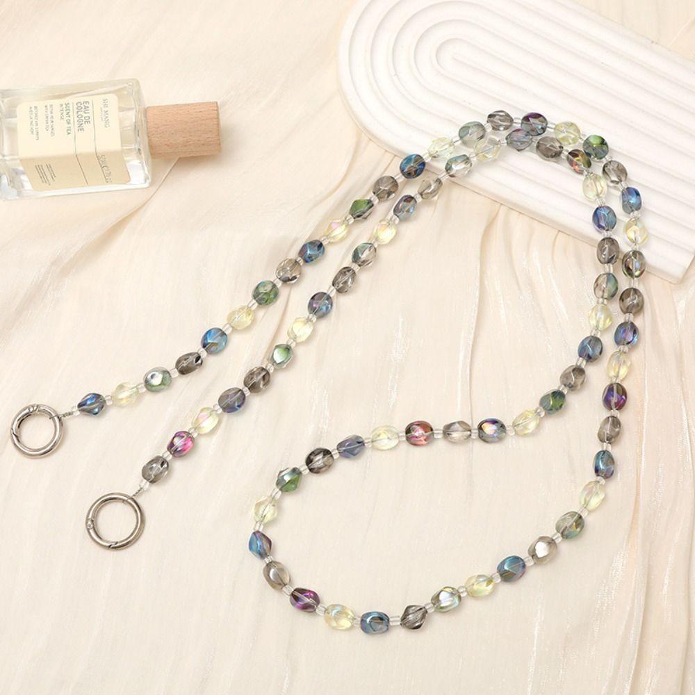 Бусины из жемчуга телефон шнурок цепь DIY телефон чехол цепь ремешки телефон аксессуары