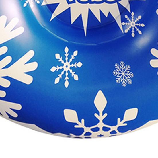 Inflatable Ski Ring Durable Waterproof Fast Inflation Easy Storage Eco-friendly Snow Sled for Kids Adults