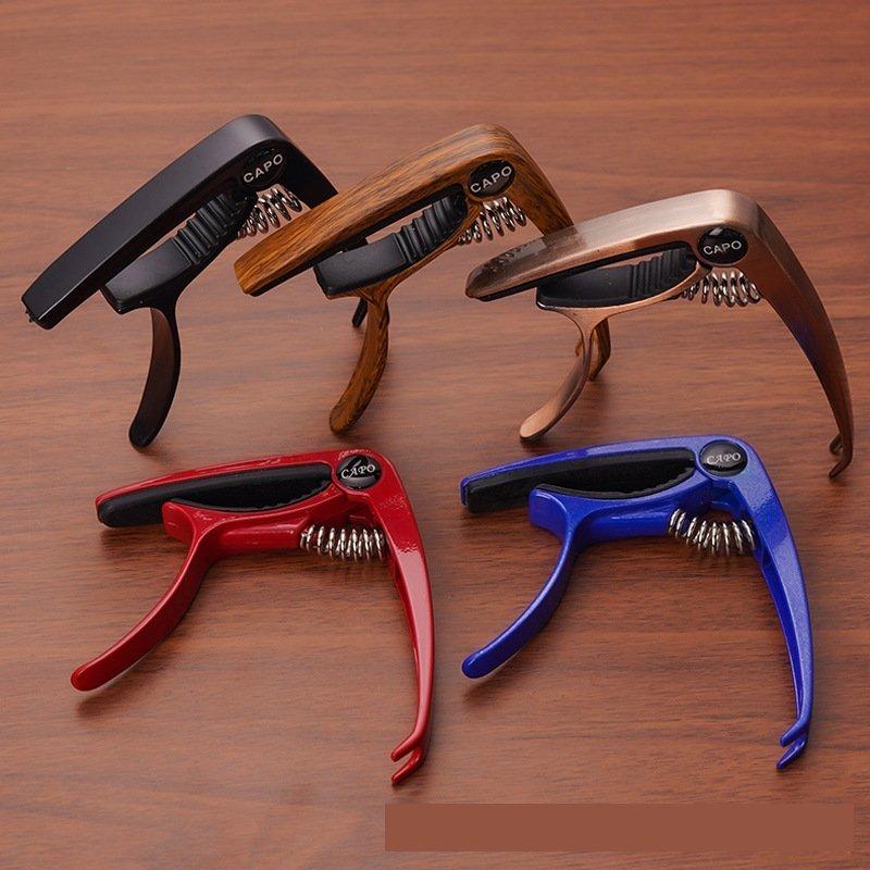 Guitar Capo, Zinc Alloy Capo for Acoustic & Classical Guitars with Pin Puller, Durable Instrument Accessory