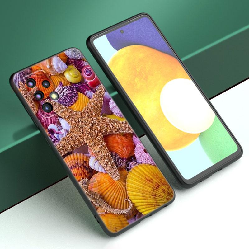 Чехол для телефона с ракушками и морской звездой для iPhone Samsung Galaxy Redmi Xiaomi Oppo OnePlus Note SA 7 8 9 10 11 12 13 14 20 21 22 23 53 54 Pro Max Ultra