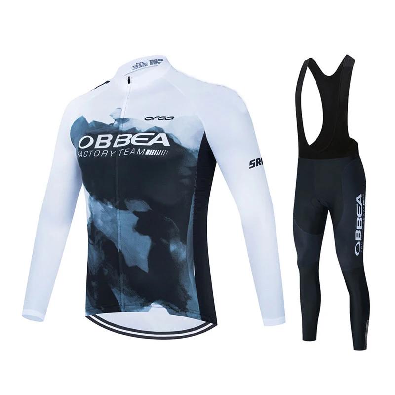 Осенние велотрусы Hiru Pro Team Одежда для велоспорта Велосипедная форма Мужская Велосипедная одежда Mailllot 2026 Дышащий велосипедный костюм с длинным рукавом Комплект