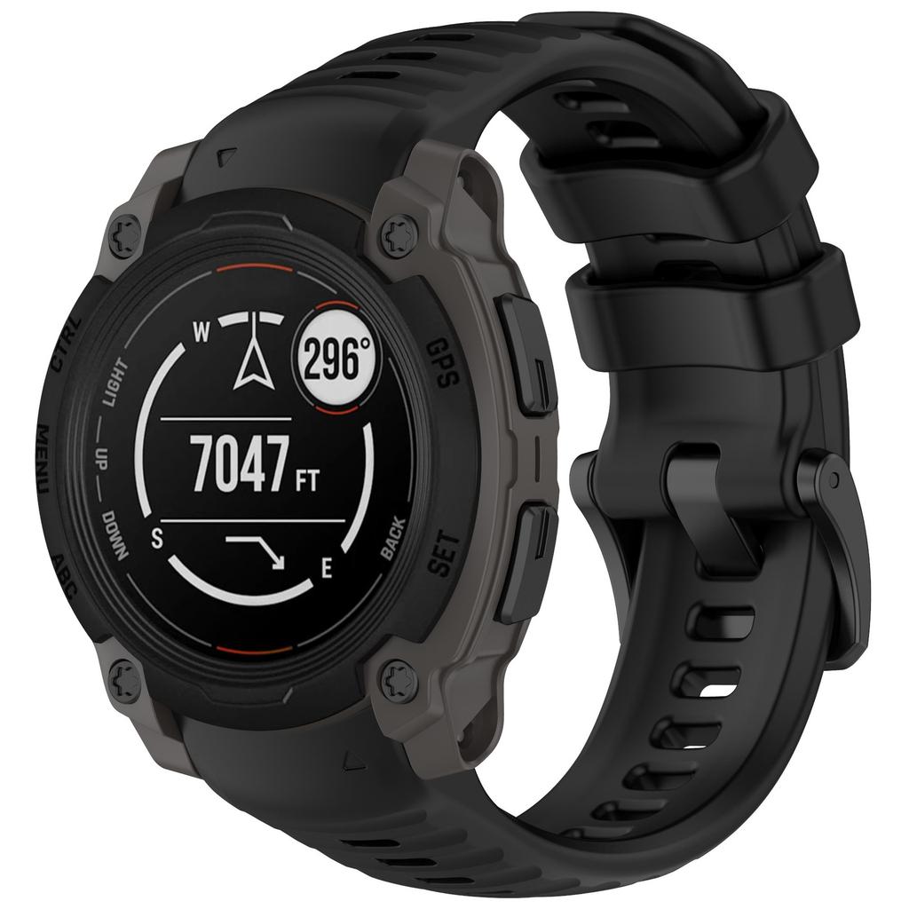 Sweat-resistant and Hypoallergenic Silicone Watch Band Precision Fit for Garmin Instinct E 40mm 45mm Replacement Sports Strap