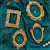 Golden Retro Photo Frame Nail Art Jewelry Decoration Home Decoration Photography Background Shooting Photo Props