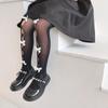 Summer Pantyhose for Kids Girl Vintage Lace Bow Hollow Lolita Tight for Children Girl Thin Breathable Toddler Girl Stockings