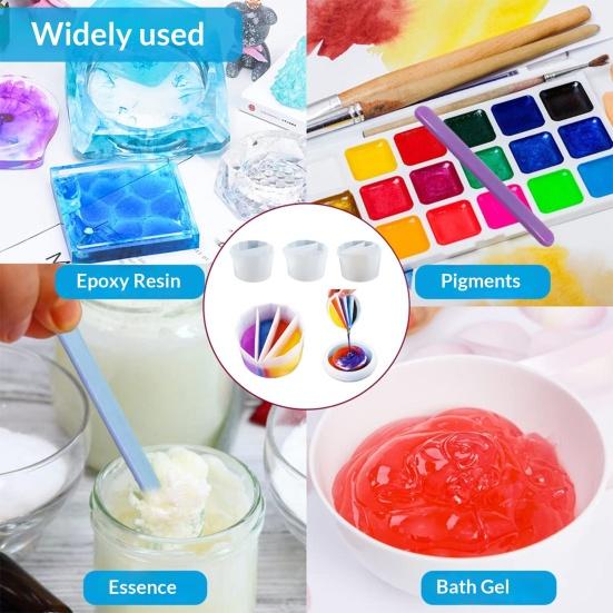 Многоканальная разделительная чаша для заливки красок, многоразовая чаша для смешивания смол, силиконовая разделительная чаша для жидких художественных работ, акриловых красок, эпоксидной смолы, аксессуаров для рисования.