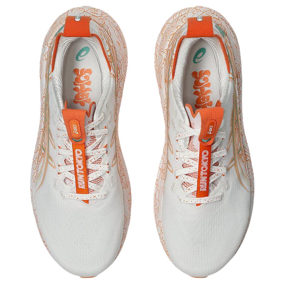 Asics Кроссовки GEL NIMBUS 28 Унисекс Белый Красный 1013A207-100