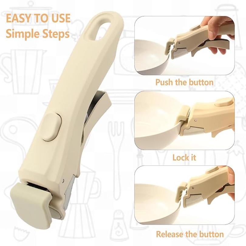 Съемная сменная ручка-клипса для столовых приборов Съемная ручка для кастрюли, предотвращающая ожоги, для всех видов кухонной утвари Кухонные принадлежности DONNOR