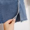 Dimanaf 2025 Plus Size New Spring Denim Skirts Women A-Line Clothing Fashion Loose Jeans Skirt High Waist Vintage