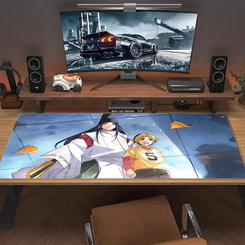 Hikaru no Go2 Print Cushion Non-slip Laptop Tablet Big Mousepad XXL Mat Mini PC Playmat With Lock edge