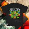 New Teenage Mutant Ninja Turtles Retro Logo Men's T-shirt Funny Size S To 5XL