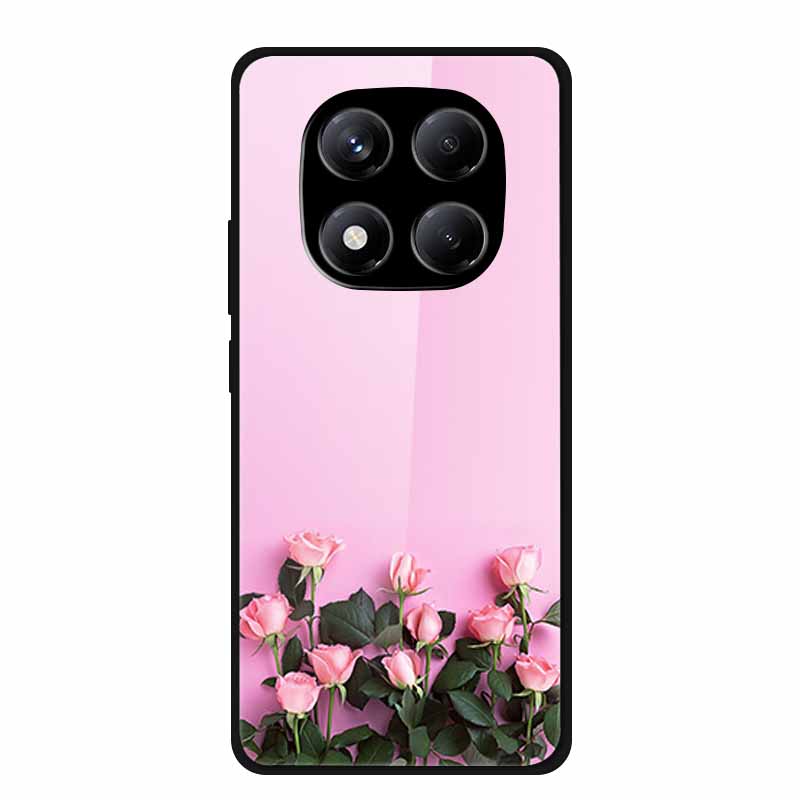 Роскошный Чехол Для Redmi Note 14 Pro 4G Чехол Из Закаленного Стекла Для Xiaomi Redmi Note14 Pro 4G Чехлы Для Телефона Модный Защитный fundas