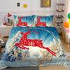 Лидер продаж, комплект пододеяльников, роскошная домашняя постельная одежда, креативное постельное белье, 3D краска с оленем, новая модная наволочка, пододеяльники