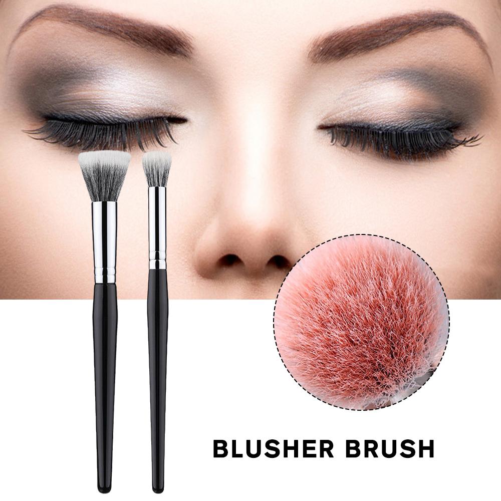 Stippling Highlight Brush Blush Goat Hair Multifunctional Mask Tool Foundation Beauty Concealer Q3Z7
